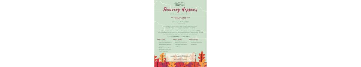 Recovery Happens Fundraiser - ECTLC