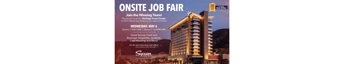 Sycuan Casino Resort - Onsite Job Fair!