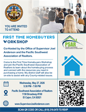 Supervisor Anderson's First Time Homebuyers Workshop