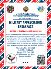 Supervisor Anderson's Military Appreciation Breakfast