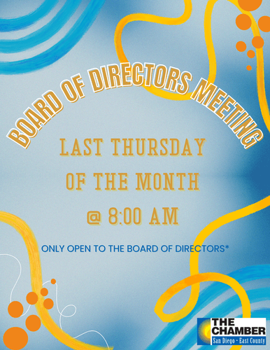 Chamber Board of Directors Meeting