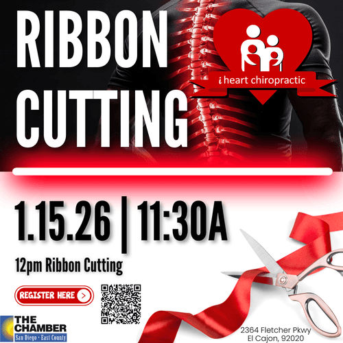 1/15 Ribbon Cutting - iHeart Chiropractic