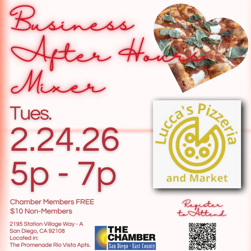 2/24 Business After Hours at Lucca's Pizzeria & Market