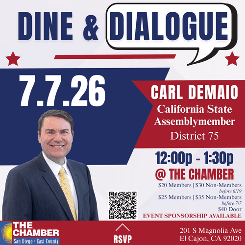 7/7 Dine & Dialogue w/ Assemblymember Carl DeMaio