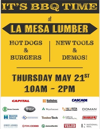 La Mesa Lumber BBQ & Product Showcase