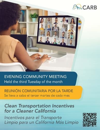 Clean Transportation Incentives Evening Community Meeting (ECM)