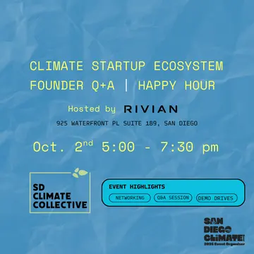 The Climate Startup Ecosystem: Founder Q+A | Happy Hour