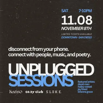 Kanso x Co.zy x Sleke: Unplugged Sessions (San Diego)